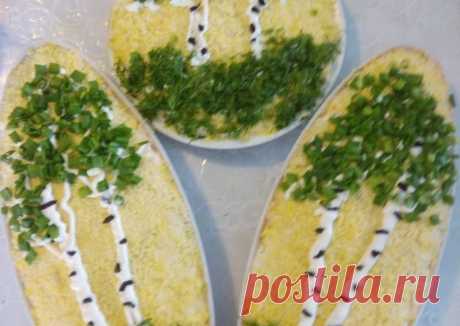 Салат "Белая берёза" Автор рецепта Айзаря - Cookpad