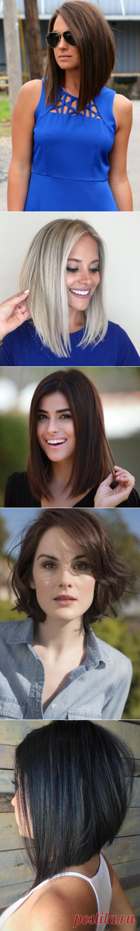 Удлиненное каре: 17 стильных вариантов