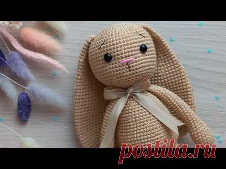 Мастер класс зайчик. Зайчик крючком. 1 часть