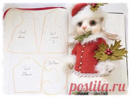 ВЫКРОЙКА РОЖДЕСТВЕНСКОГО ЗАЙЦА ОТ ТАТЬЯНЫ САДОВСКОЙ