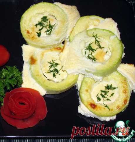 Заливные кабачки.