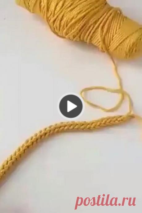 Easy cord knitting video