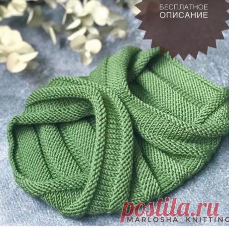 Простой снуд спицами @marlosha_knittingДля начинающих вязальщиц, а м.б. и не только, предлагаю бесплатное описание такого простого снудаНазовем его #снуд _пружинкаПодойдет любой меринос 85-90м/50 гр.На круговые спицы N°5 на леске 40 см набираем80 петель+ 1 петля для замыкания в круг.Отмечаем маркером начало...