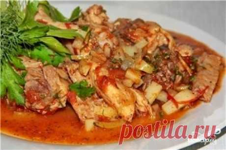Чахохбили из курицы с картошкой - пошаговый рецепт с фото на Повар.ру
