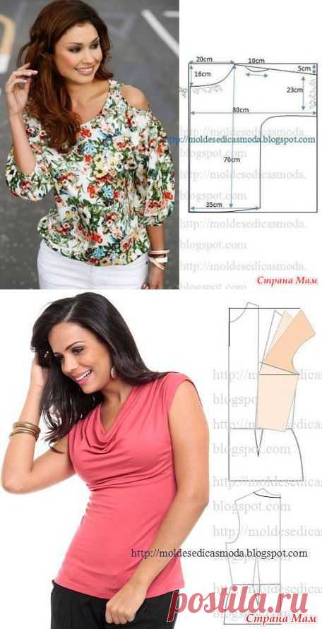 Интересные модели и простые выкройки - 2 | ЖЕНСКИЙ МИР