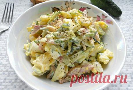 Отличный салат за 10 минут для завтрака в выходной день и не только | Вкусно и полезно | Яндекс Дзен