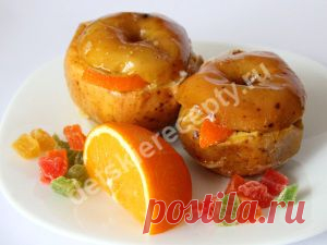 Яблоки, запеченные с медом и апельсином- вкусный десерт для ребёнка!!!!
