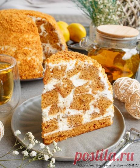 Ленивый "Медовик" в стиле "Панчо" на большую компанию