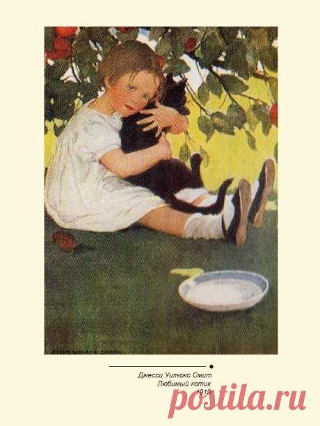 Любимый котик. 1910