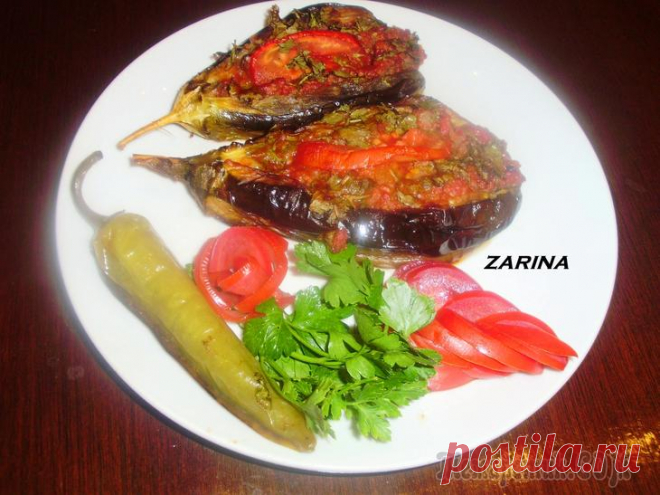 Баклажаны с мясным фаршем по-турецки (Karniyarik-Карныярык). Ну очень вкусно!!!