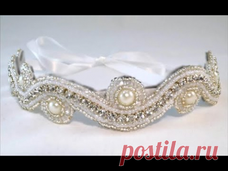 How to Make a Bead Embroidered Headband