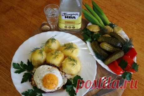 Бифштекс рубленный с яйцом № 655 с отварным картофелем № 757 (Отрубленные яйца) » Топтуха: Авторские рецепты