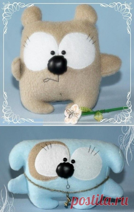 Выкройки симпатичных игрушек