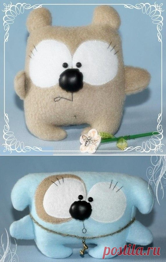 Выкройки симпатичных игрушек