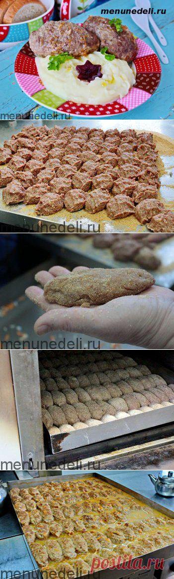 Котлеты как в детском саду по настоящему рецепту / Меню недели