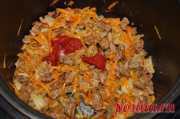 Подлива из говядины в мультиварке - фото рецепт приготовления