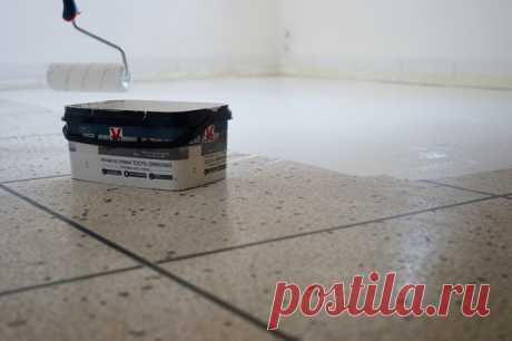 Как покрасить плиточный пол — Мой дом