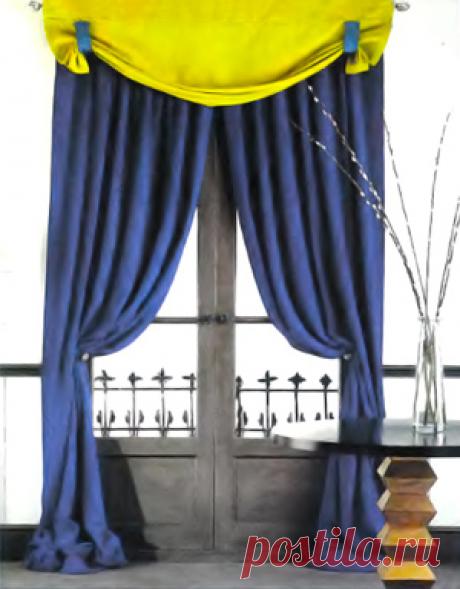 Как сшить шторы с ламбрекенами своими руками — мастер класс с фото