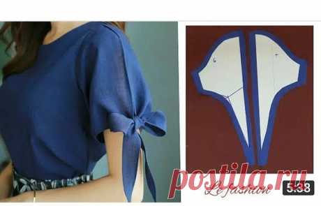 Моделирование рукава с завязками от Le fashion 
#моделированиерукава #модныйрукав #кройрукава #выеройкарукава #простыевыкройки