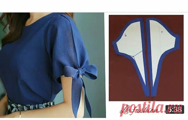 Моделирование рукава с завязками от Le fashion 
#моделированиерукава #модныйрукав #кройрукава #выеройкарукава #простыевыкройки