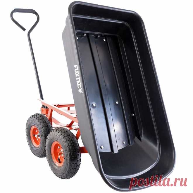 Тележка садовая опрокидывающаяся FUXTEC FX-KW2175
