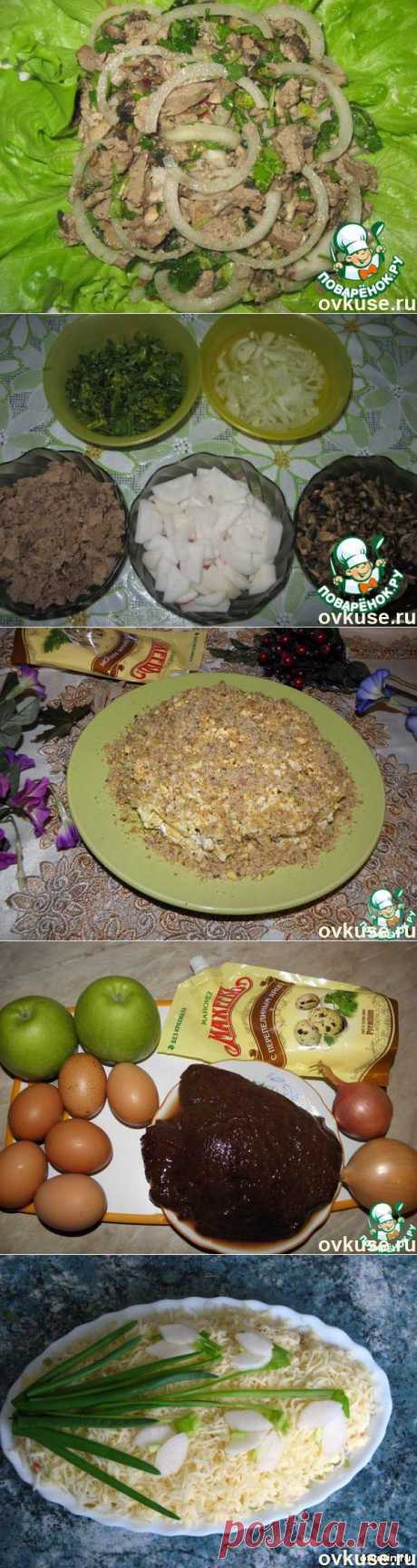 Салаты с куриной и говяжьей печенью (подборка) - Простые рецепты Овкусе.ру