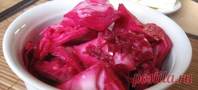 Капуста с чесноком быстрого приготовления