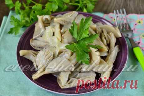 Маринованные вешенки, очень вкусный рецепт