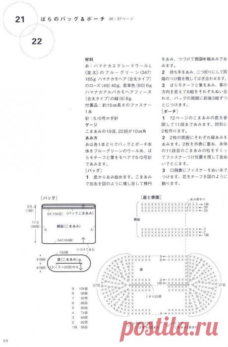 Hand-knitted cute bag &amp; pouch ,стр.66