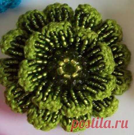 УКРАШЕНИЕ ИЗ БИСЕРА КРЮЧКОМ | Варварушка-Рукодельница