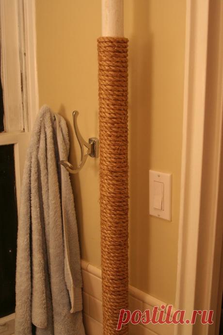 Как сделать когтеточку для кота