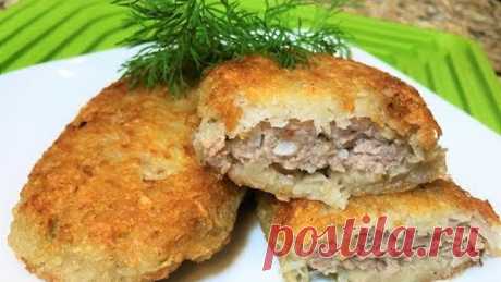 ДРАНИКИ С МЯСОМ ( Колдуны). Самые Вкусные ДРАННИКИ. Potato fritters.
