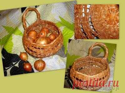 Изумительный handmade: Корзинка для лука