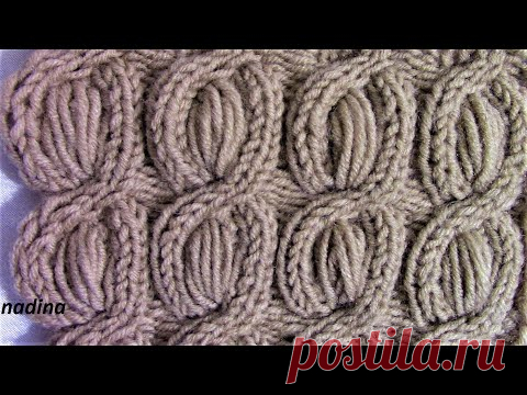 НЕОБЫЧНЫЙ Объемный УЗОР с вытянутыми петлями
