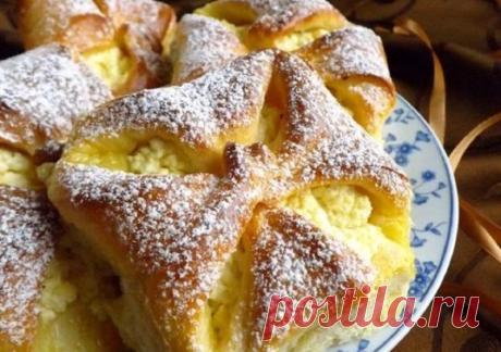 Сладкие булочки с творогом и изюмом. Просто восхитительно Приготовить такую вкусную и ароматную выпечку совсем несложно!