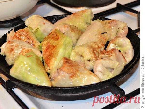Голубчики-кулёчки. Вкусно, как у бабушки - пошаговый рецепт приготовления с фото