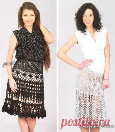 Схемы вязаных юбок, шорт, брюк крючком и спицами » Страница 5