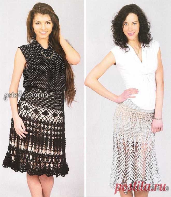 Схемы вязаных юбок, шорт, брюк крючком и спицами » Страница 5