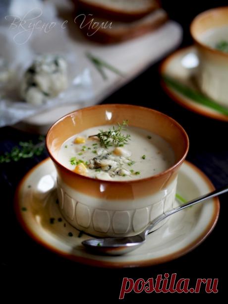 Ароматна супа със сирене и царевица