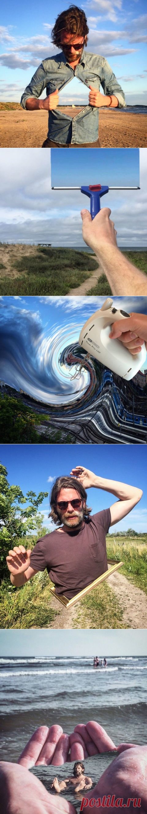 Пейзажи Швеции с элементами необычного и сказочного (11 фото)