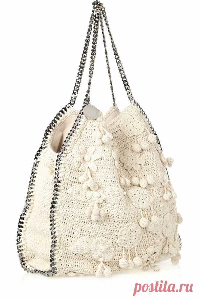 Olgaknits. Вязание на спицах и крючком!: Stella Mccartney - потрясающие сумочки 2012.