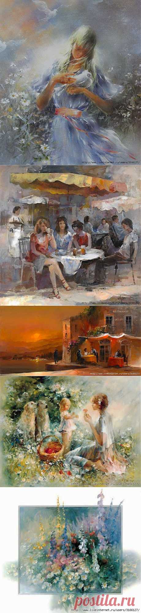 ♥ღ♥Художник Willem Haenraets. Воздушная живопись♥ღ♥.