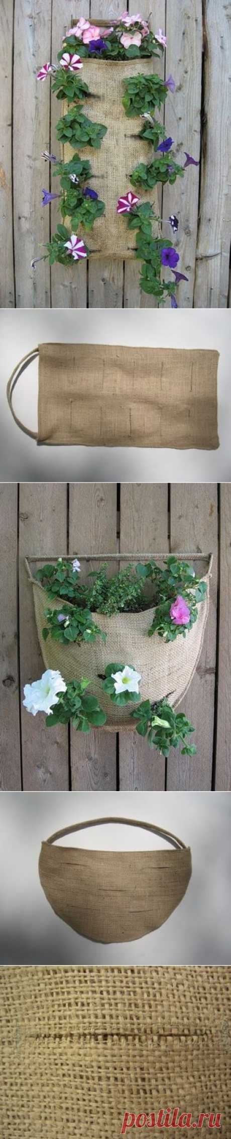 Цветы в мешке. Креативная идея выращивания цветов / Сад и огород / PassionForum - мастер-классы по рукоделию