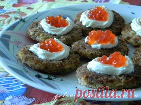 Закуска из кабачков с красной икрой | Готовим Дома Вкусно