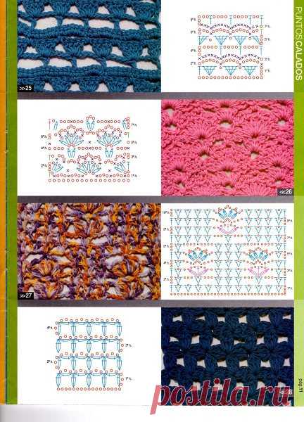 SOLO PUNTOS: Crochet puntos calados