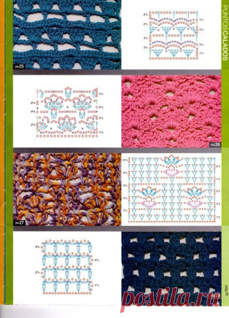 SOLO PUNTOS: Crochet puntos calados