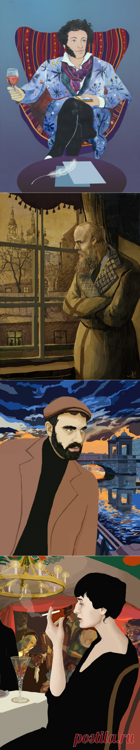 Любят тебя, Петербург гордоокий...Российская художница Екатерина Хозацкая