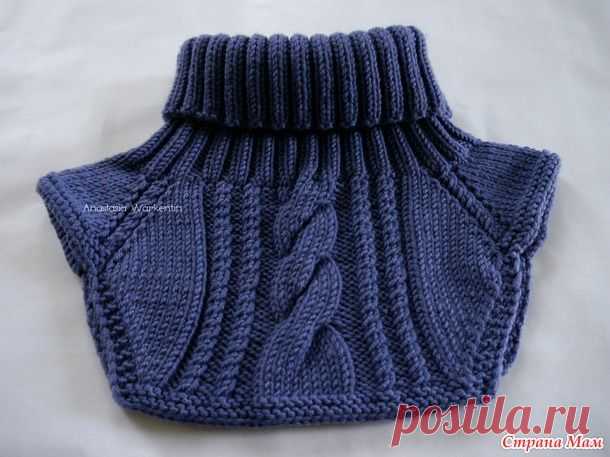 Шапка и манишка "Изморозь" + описание - Вязание - Страна Мам