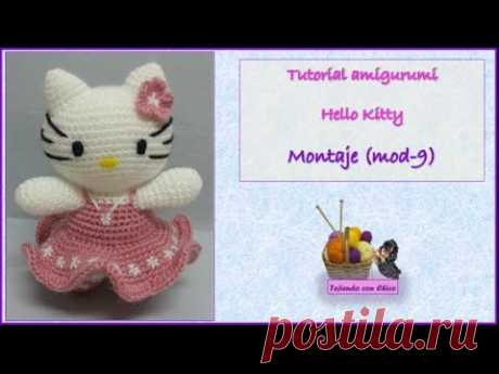 Tutorial amigurumi Hello Kitty - Montaje (mod-9)