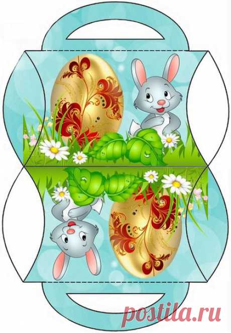 Пасхальные коробочки. Шаблоны.